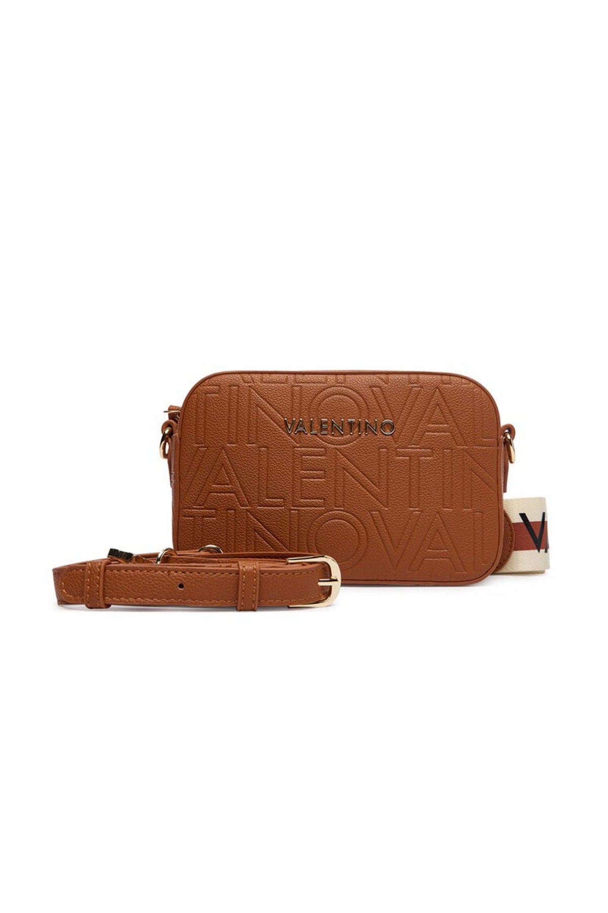 VALENTINO BAGS TASCAPANE PANSY en color MARRON (1)