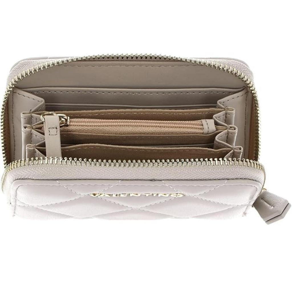 VALENTINO BAGS PORTAFOGLI CON ZIP OCARI en color BEIS (6)