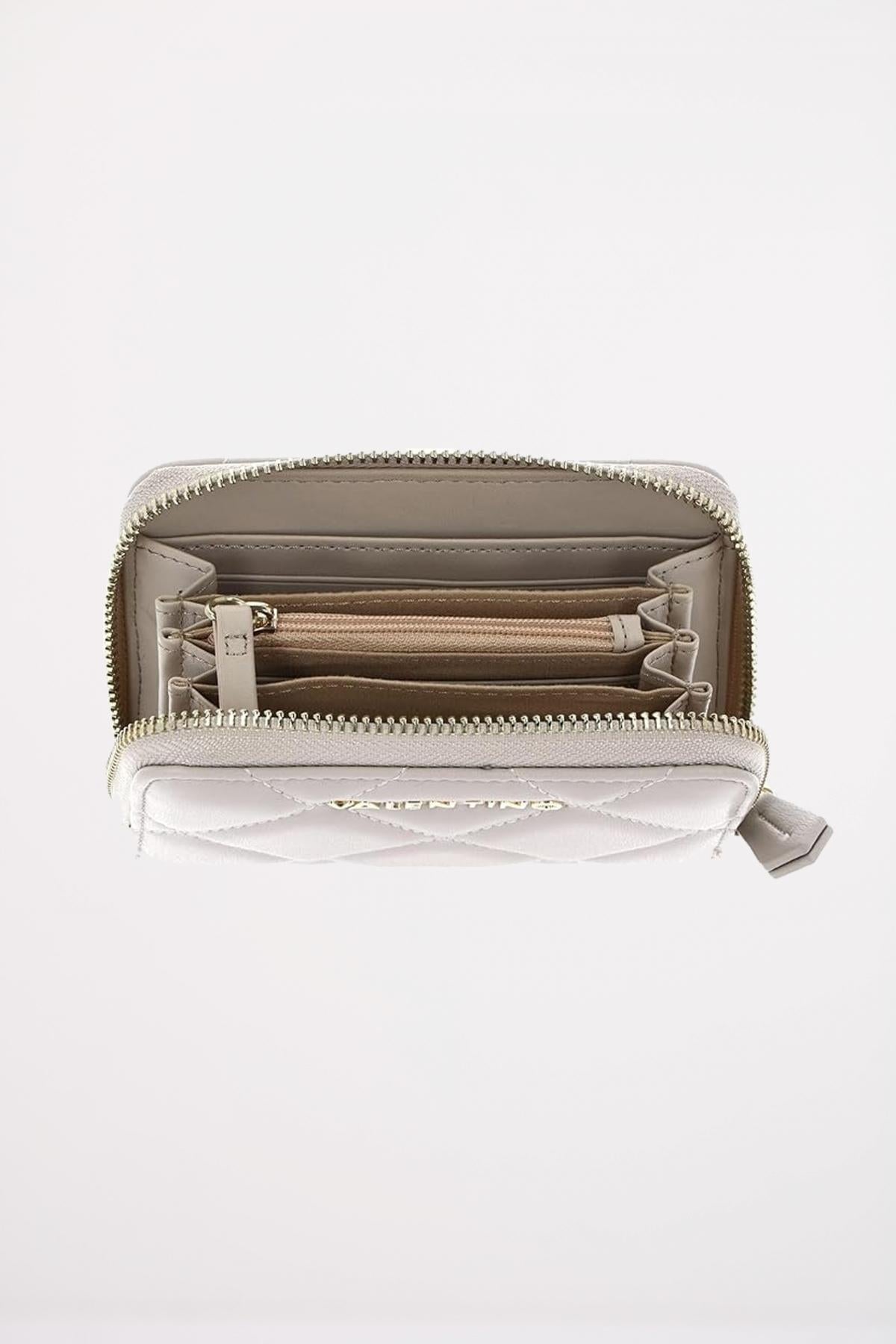 VALENTINO BAGS PORTAFOGLI CON ZIP OCARI en color BEIS (3)