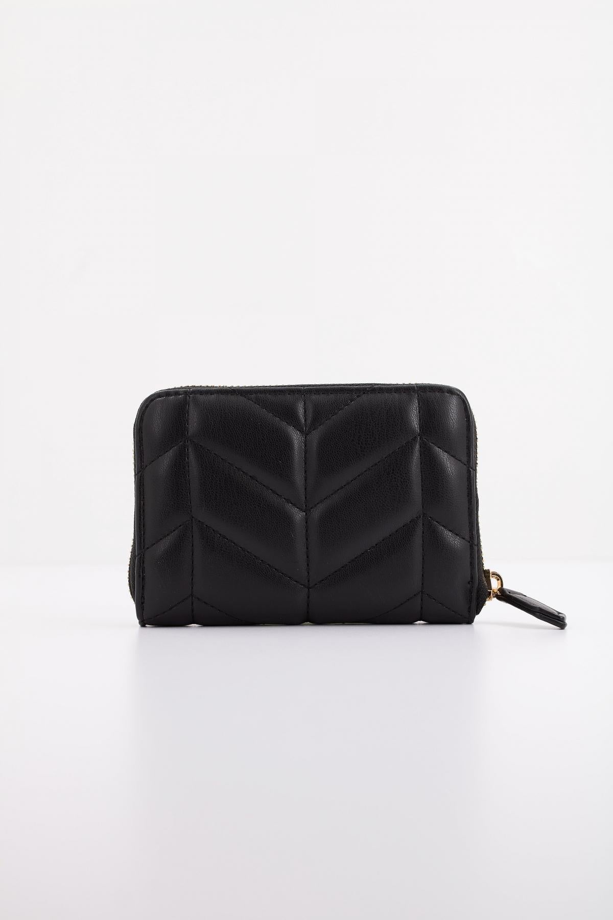 VALENTINO BAGS PORTAFOGLI CON ZIP PETAL en color NEGRO (3)