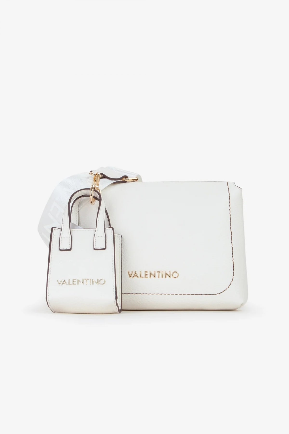 VALENTINO BAGS SAMANTHA BAG en color BLANCO (1)