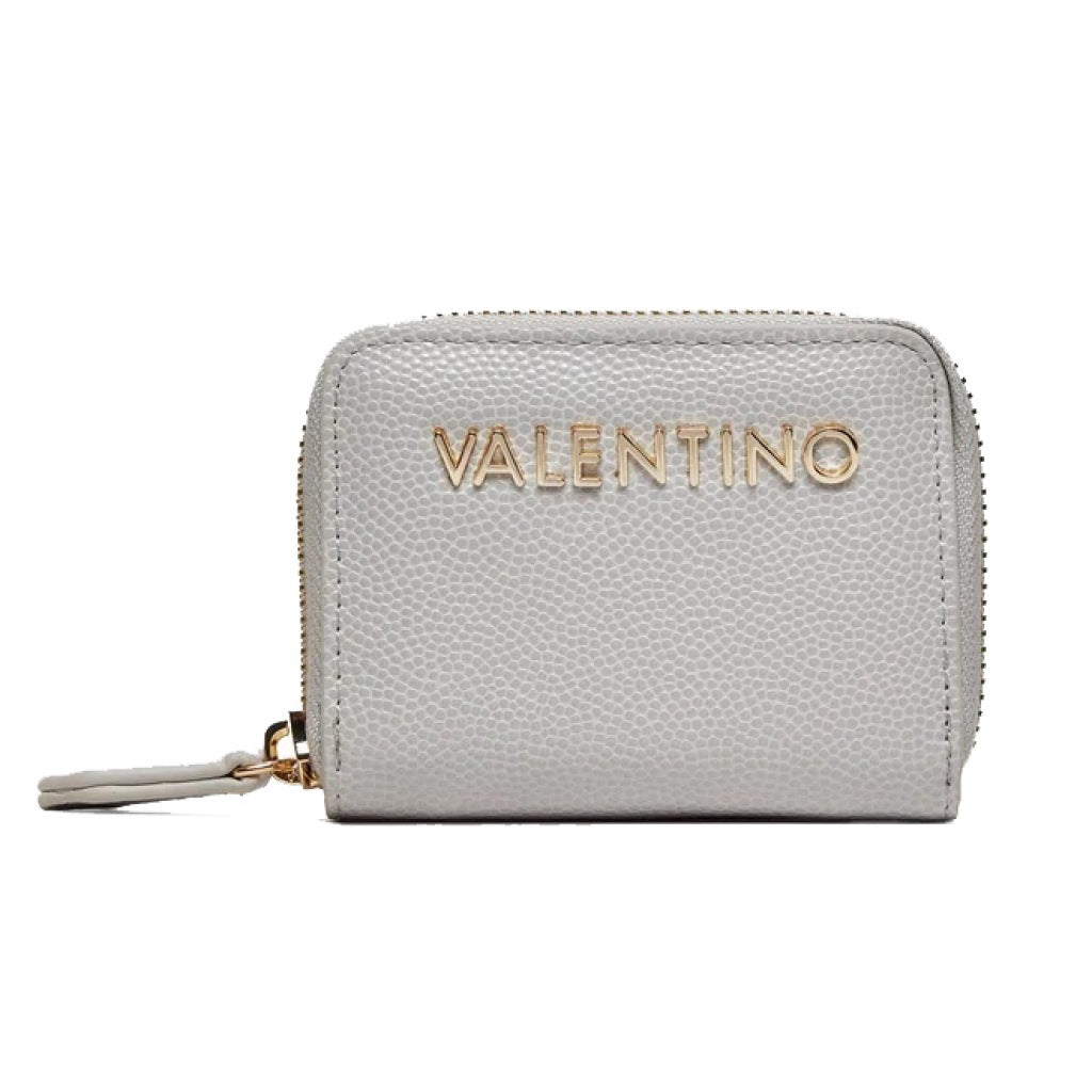 VALENTINO BAGS DIVINA WALLET en color PLATA (4)
