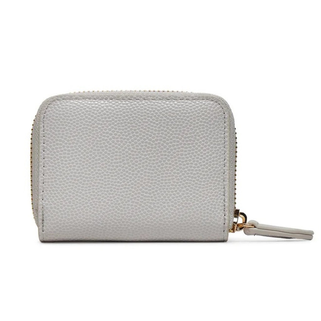 VALENTINO BAGS DIVINA WALLET en color PLATA (5)