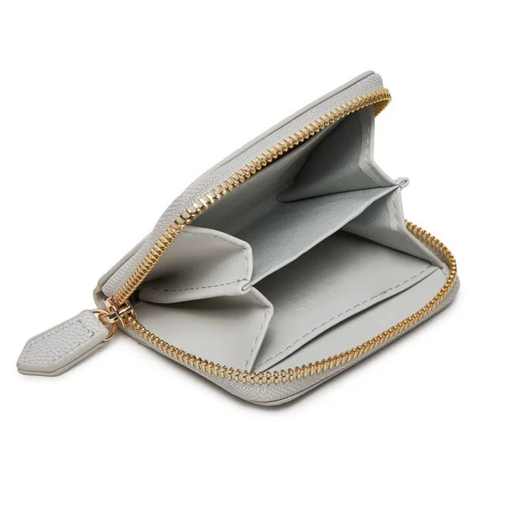 VALENTINO BAGS DIVINA WALLET en color PLATA (6)