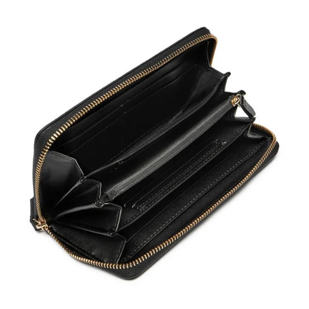 VALENTINO BAGS DIVINA WALLET en color NEGRO (6)