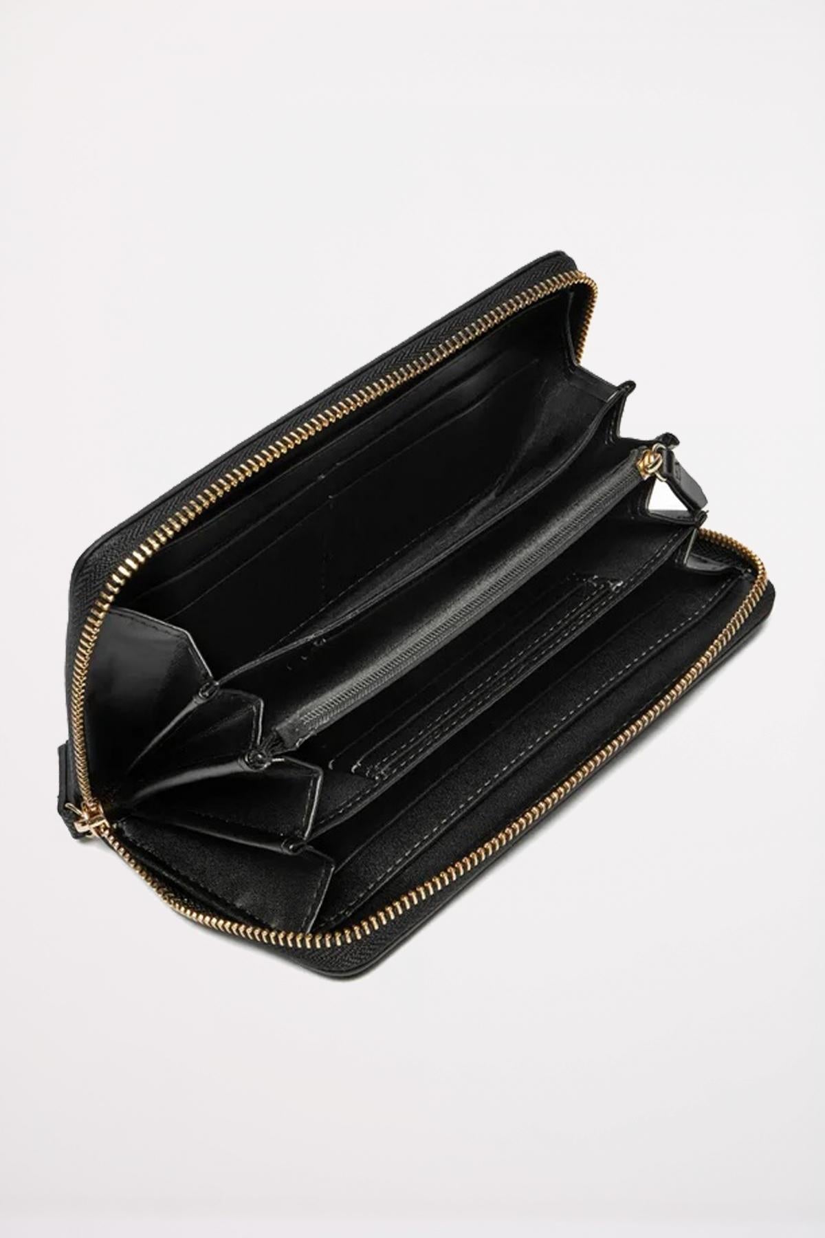 VALENTINO BAGS DIVINA WALLET en color NEGRO (3)