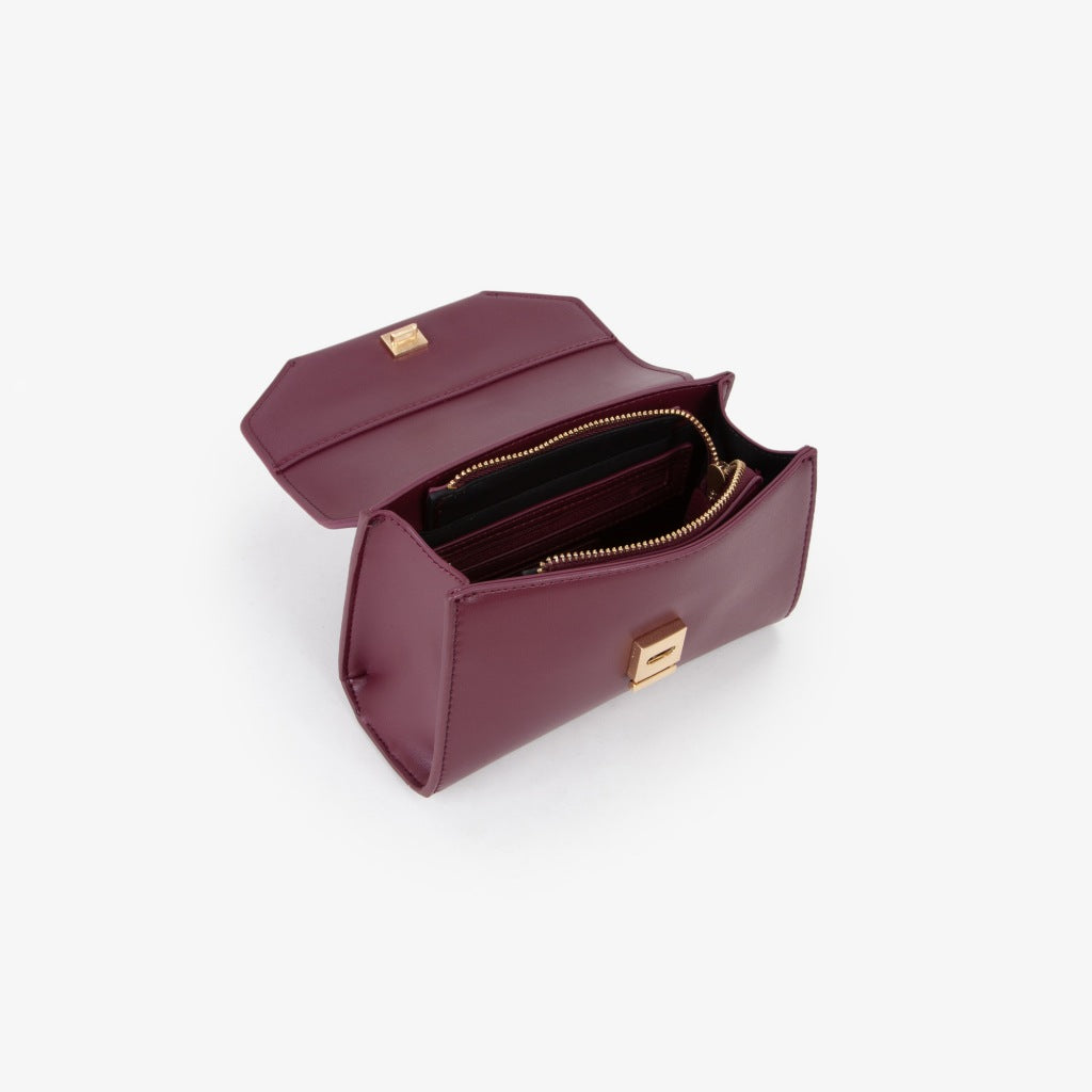 VALENTINO BAGS VBSE en color BURDEOS (4)