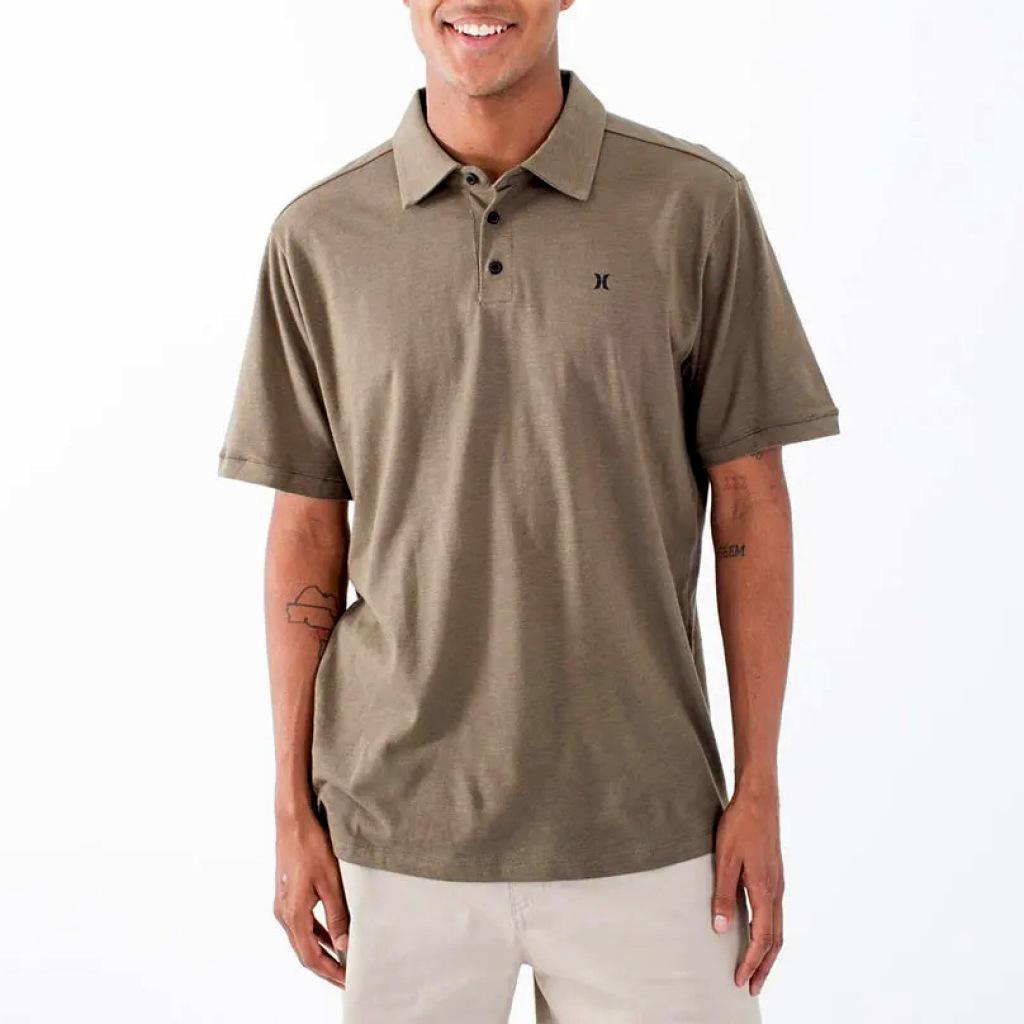 HURLEY ICON SLUB POLO SS en color VERDE (1)