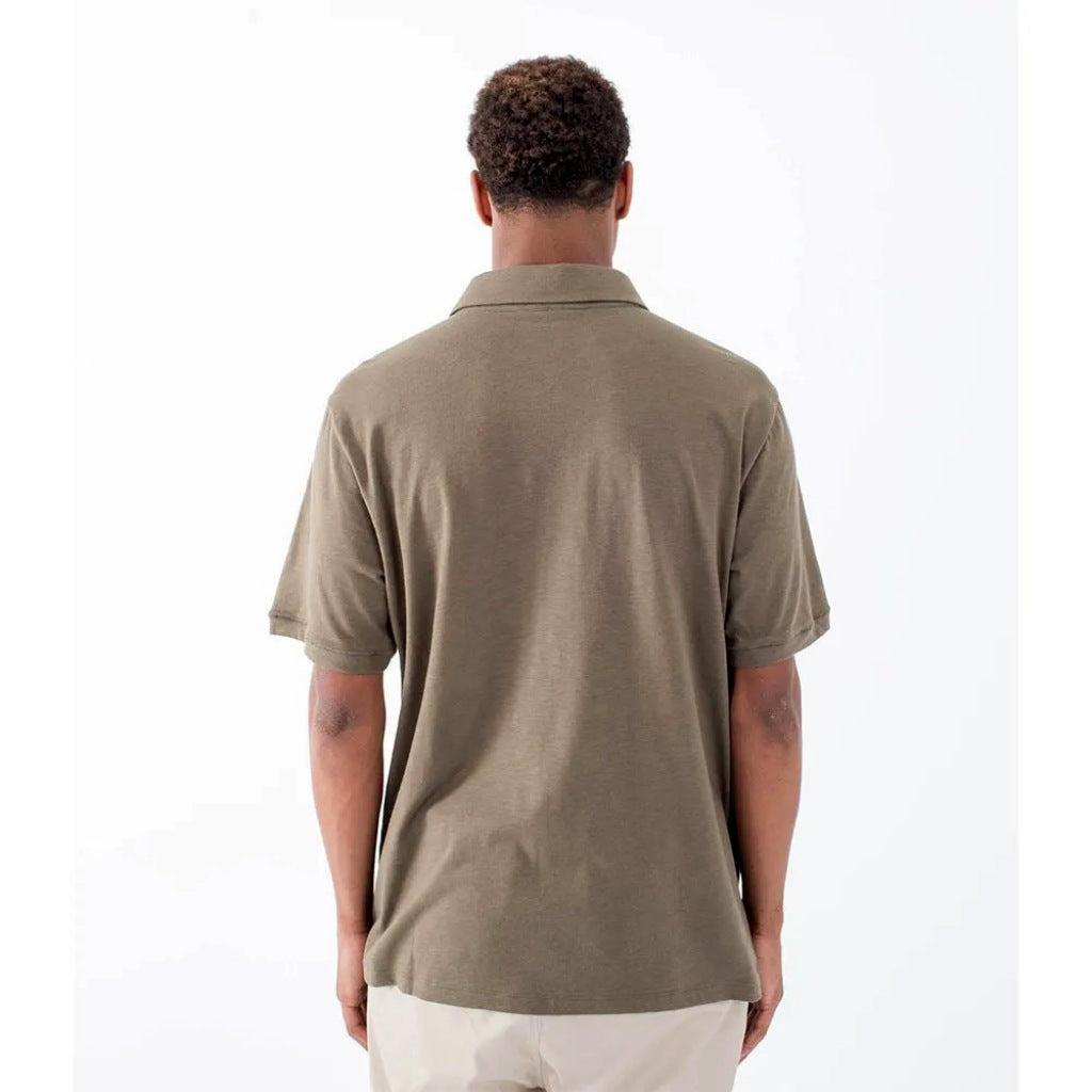 HURLEY ICON SLUB POLO SS en color VERDE (2)