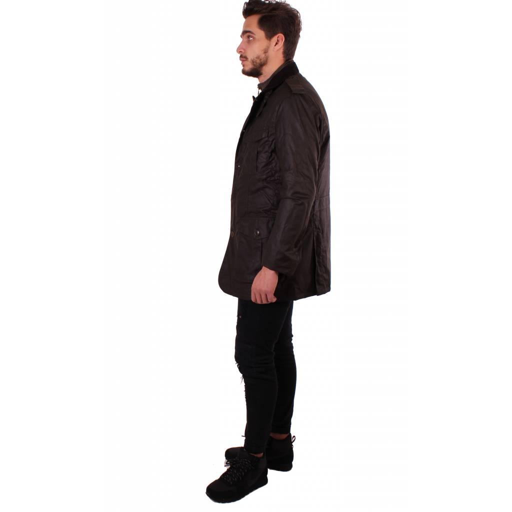 BARBOUR INTERNATIONAL WAX MWXOL en color VERDE (3)