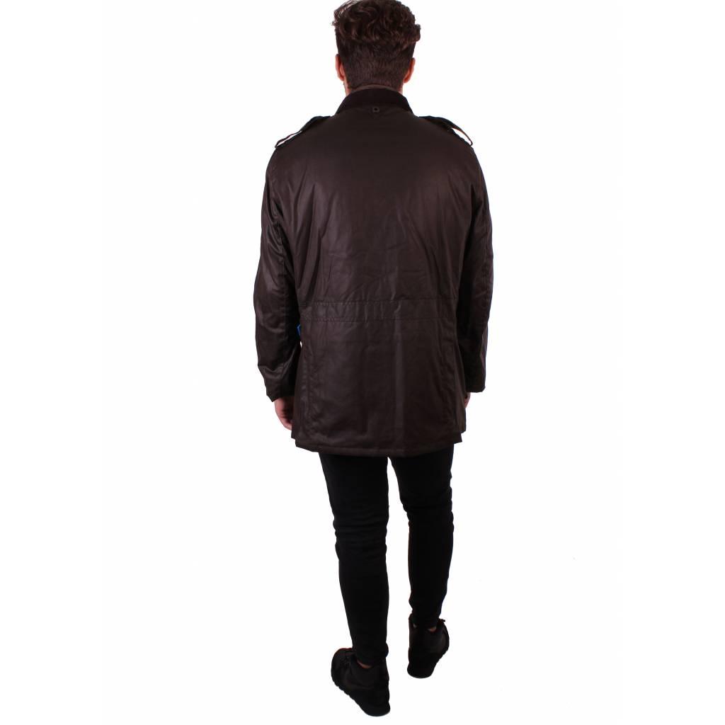 BARBOUR INTERNATIONAL WAX MWXOL en color VERDE (4)