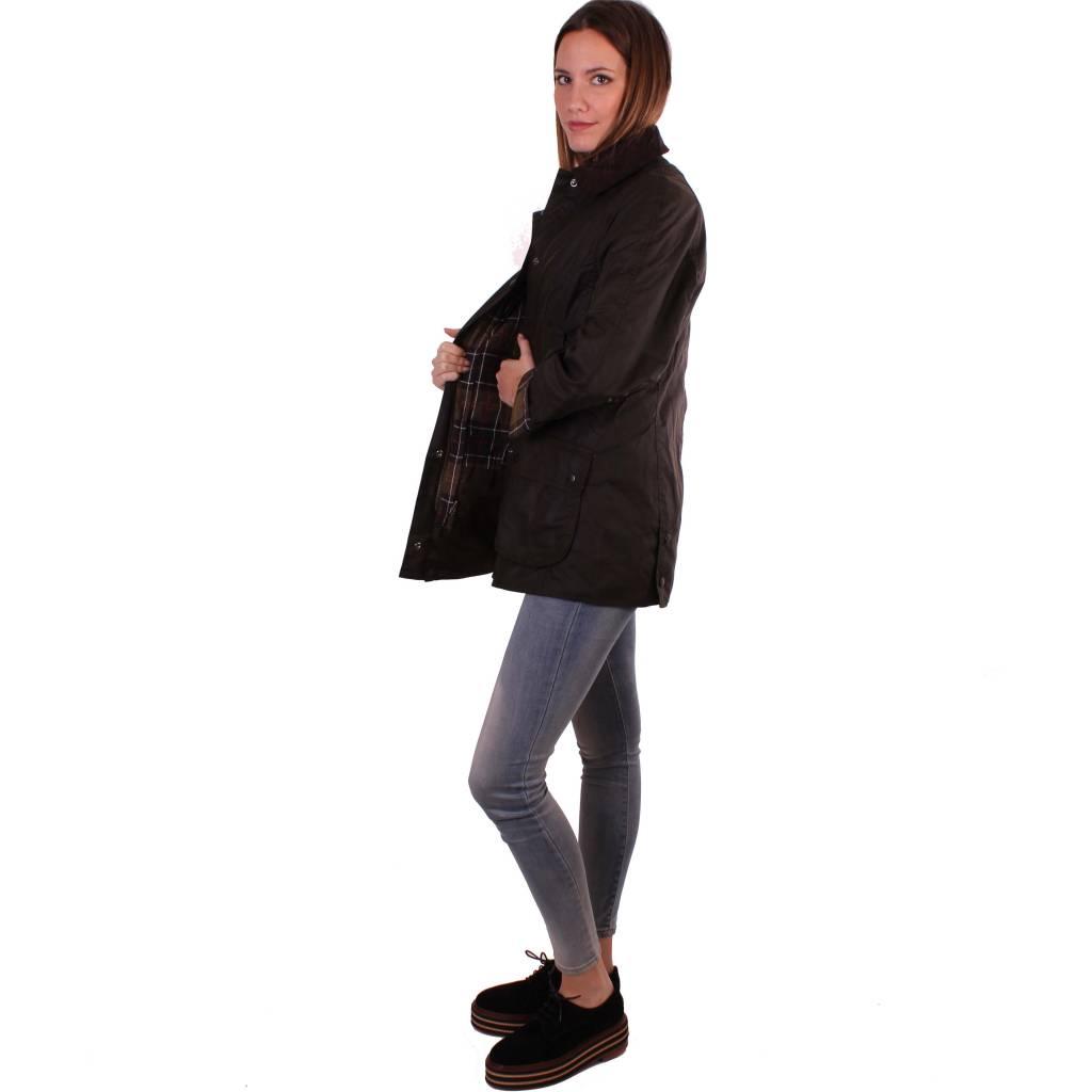 BARBOUR BEADNELL WAX LWXOL en color VERDE (1)