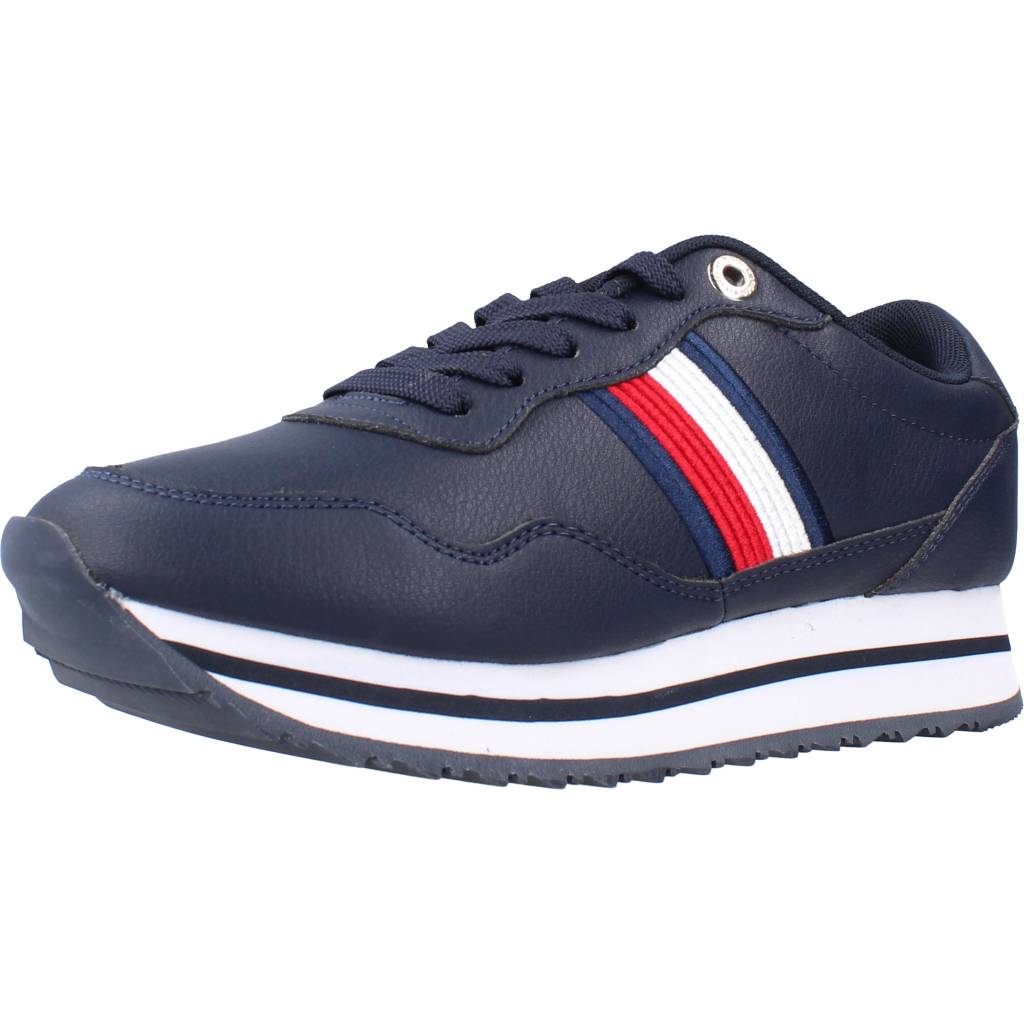 TOMMY HILFIGER ESSNTIAL WEBBING RUNNER en color AZUL (1)