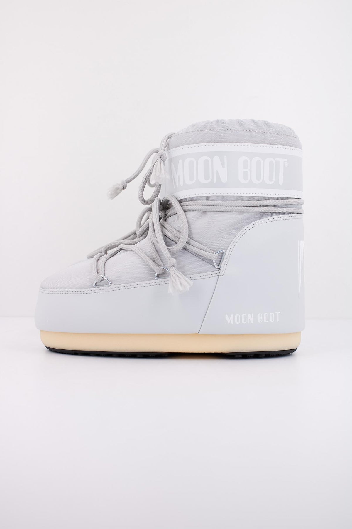 MOON BOOT ICON LOW NYLON en color GRIS (1)