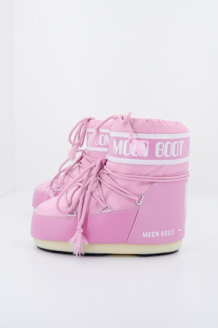 MOON BOOT ICON LOW NYLON en color ROSA (2)