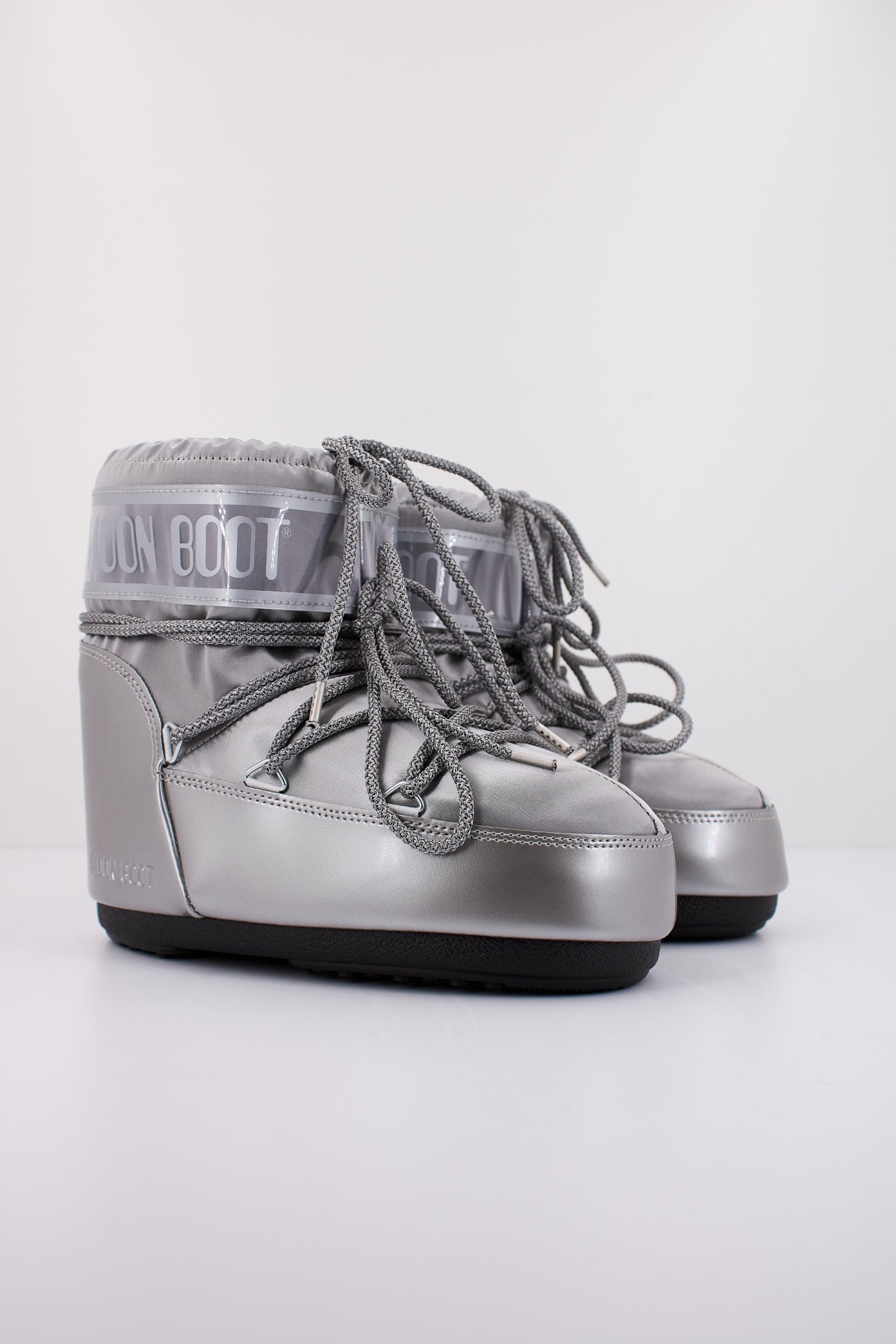 MOON BOOT MB ICON LOW GLANC en color GRIS (2)