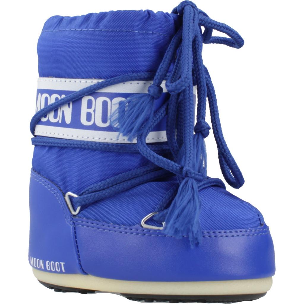 MOON BOOT MB ICON MINI NYLO en color AZUL (5)
