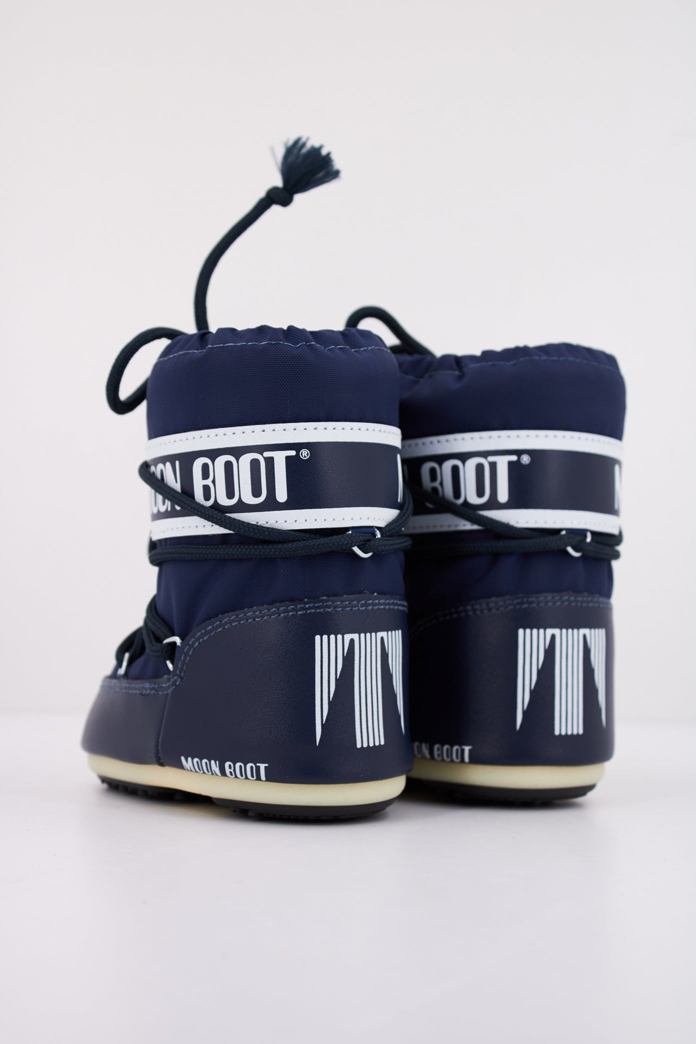 MOON BOOT MB ICON MINI NYLO en color AZUL (4)