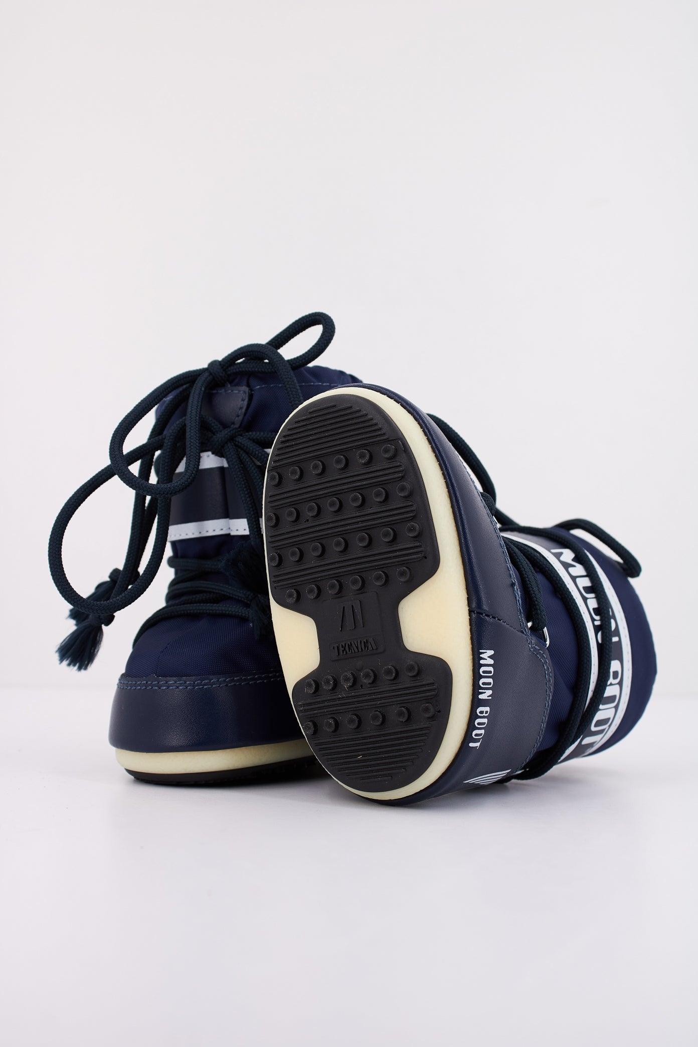 MOON BOOT MB ICON MINI NYLO en color AZUL (5)
