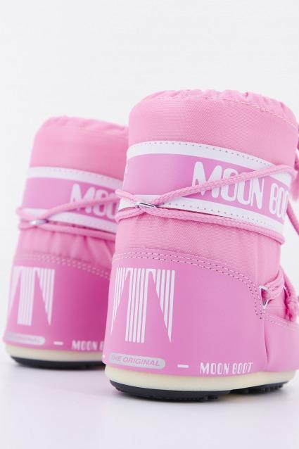 MOON BOOT ICON MINI NYLON en color ROSA (3)