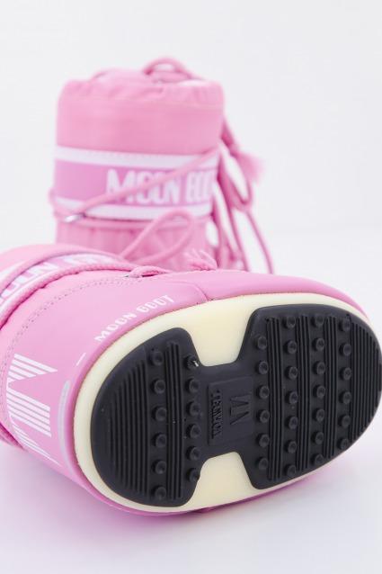 MOON BOOT ICON MINI NYLON en color ROSA (4)