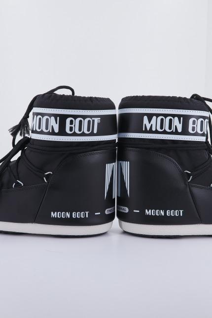 MOON BOOT ICON LOW NYLON en color NEGRO (3)