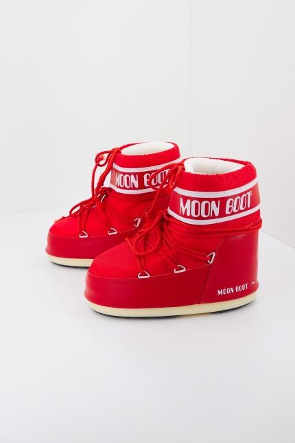 MOON BOOT ICON LOW NYLON en color ROJO (1)