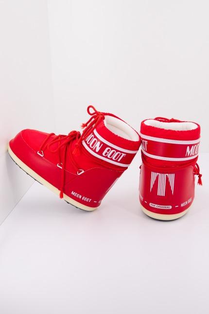 MOON BOOT ICON LOW NYLON en color ROJO (2)