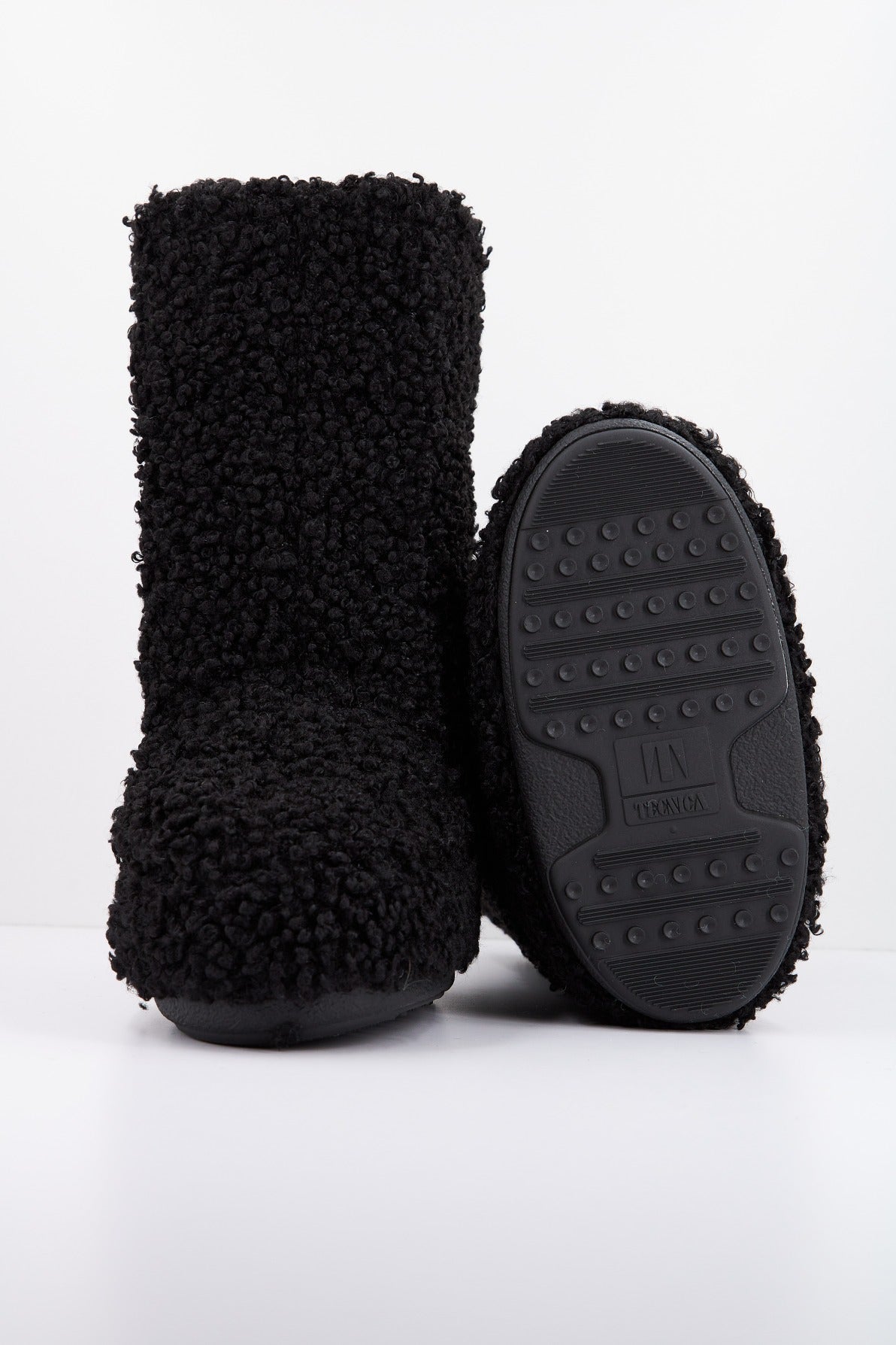 MOON BOOT MB ICON FAUX CURLY en color NEGRO (4)