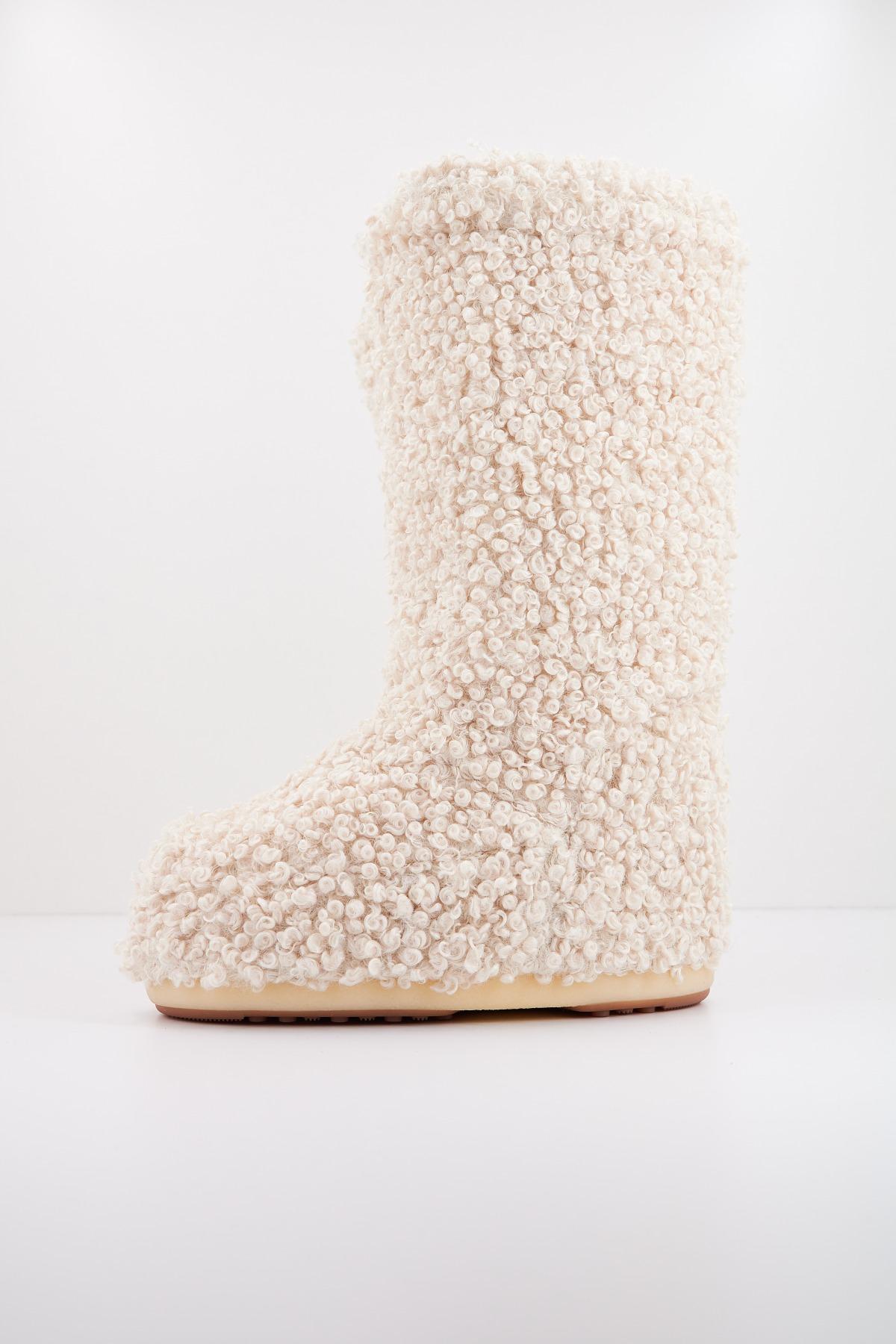 MOON BOOT ICON FAUX CURLY en color BLANCO (1)
