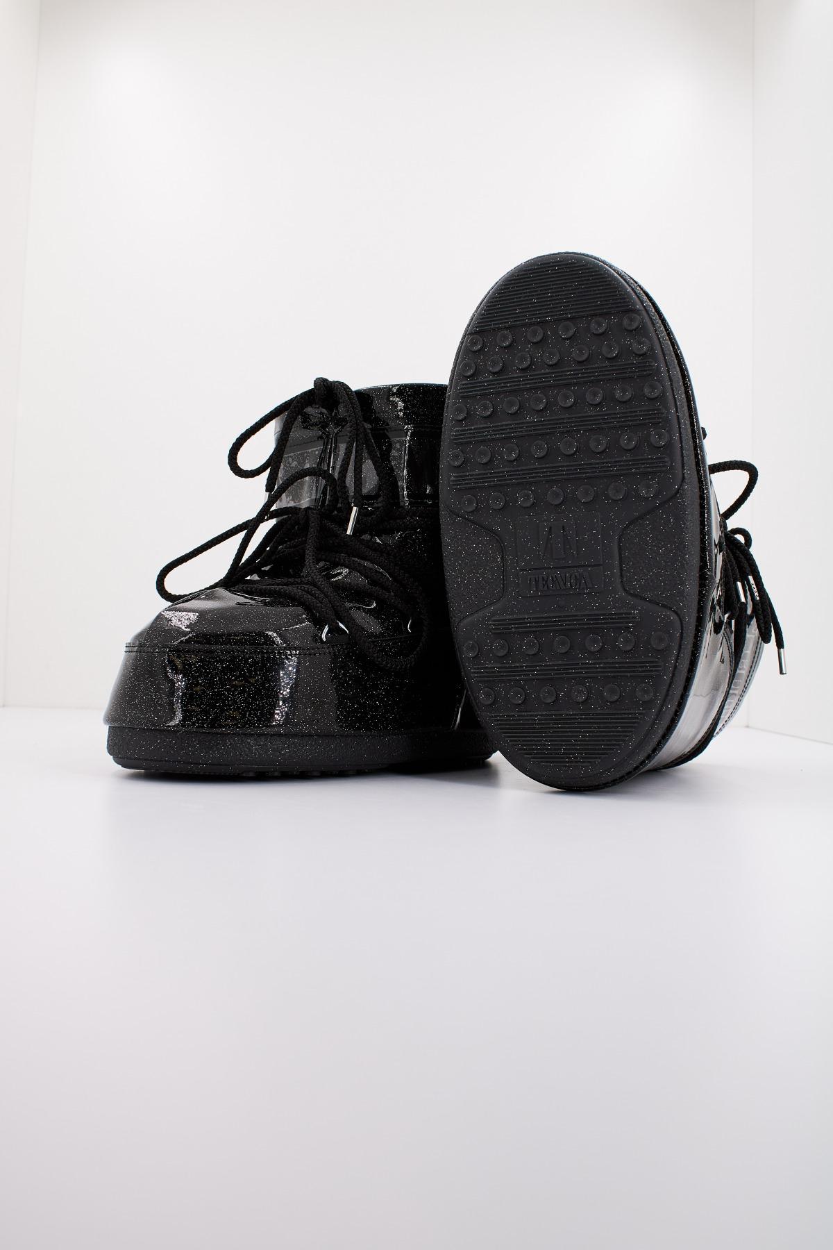 MOON BOOT MB ICON LOW GLITTER en color NEGRO (4)