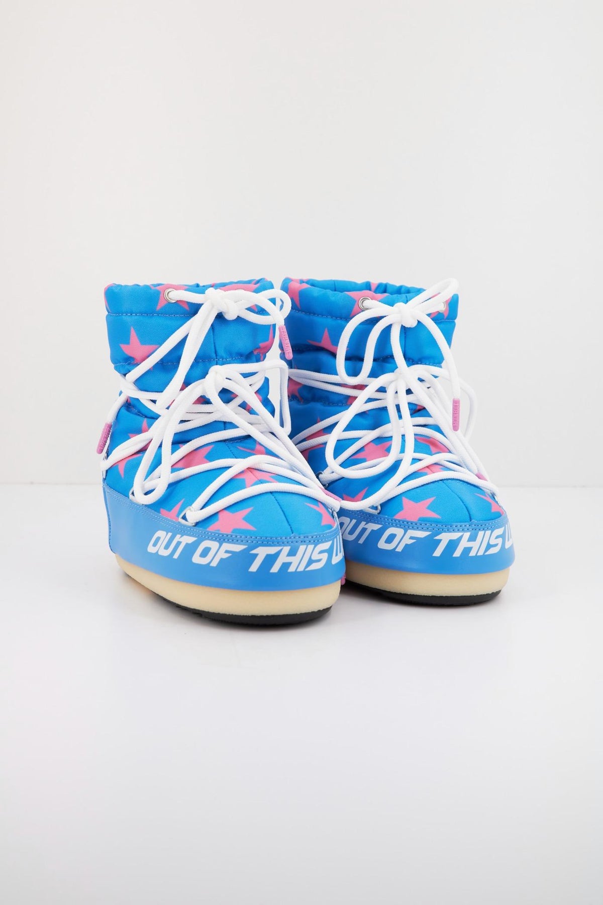 MOON BOOT LIGHT LOW STARS en color AZUL (2)