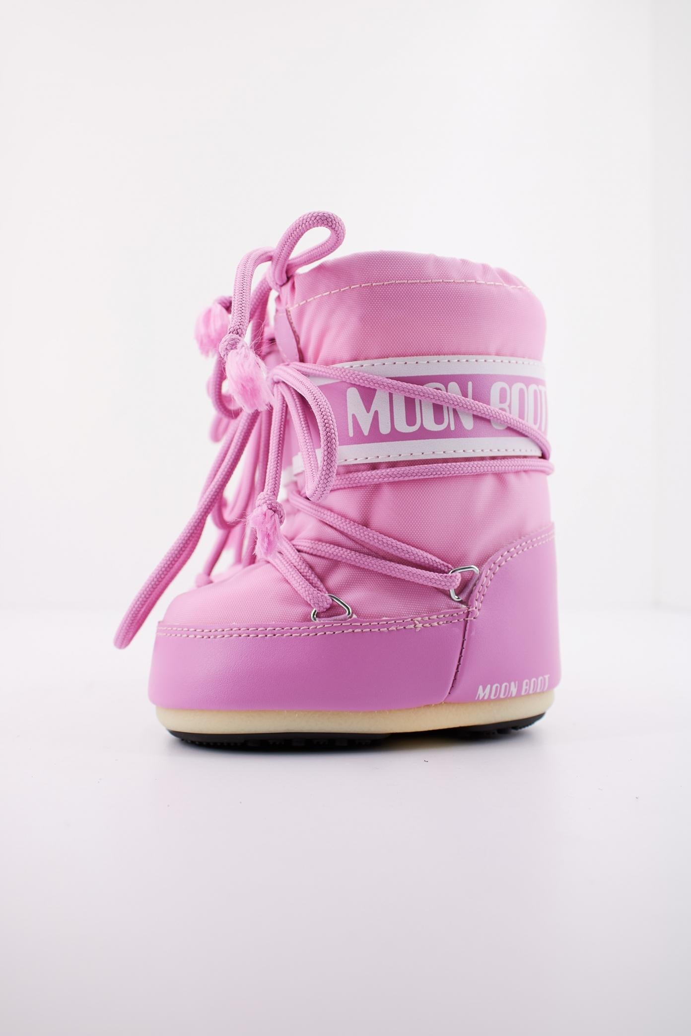 MOON BOOT MB ICON MINI NYLO en color ROSA (1)