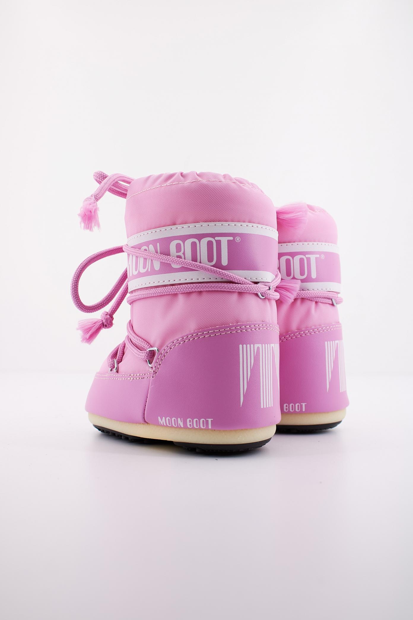 MOON BOOT MB ICON MINI NYLO en color ROSA (4)