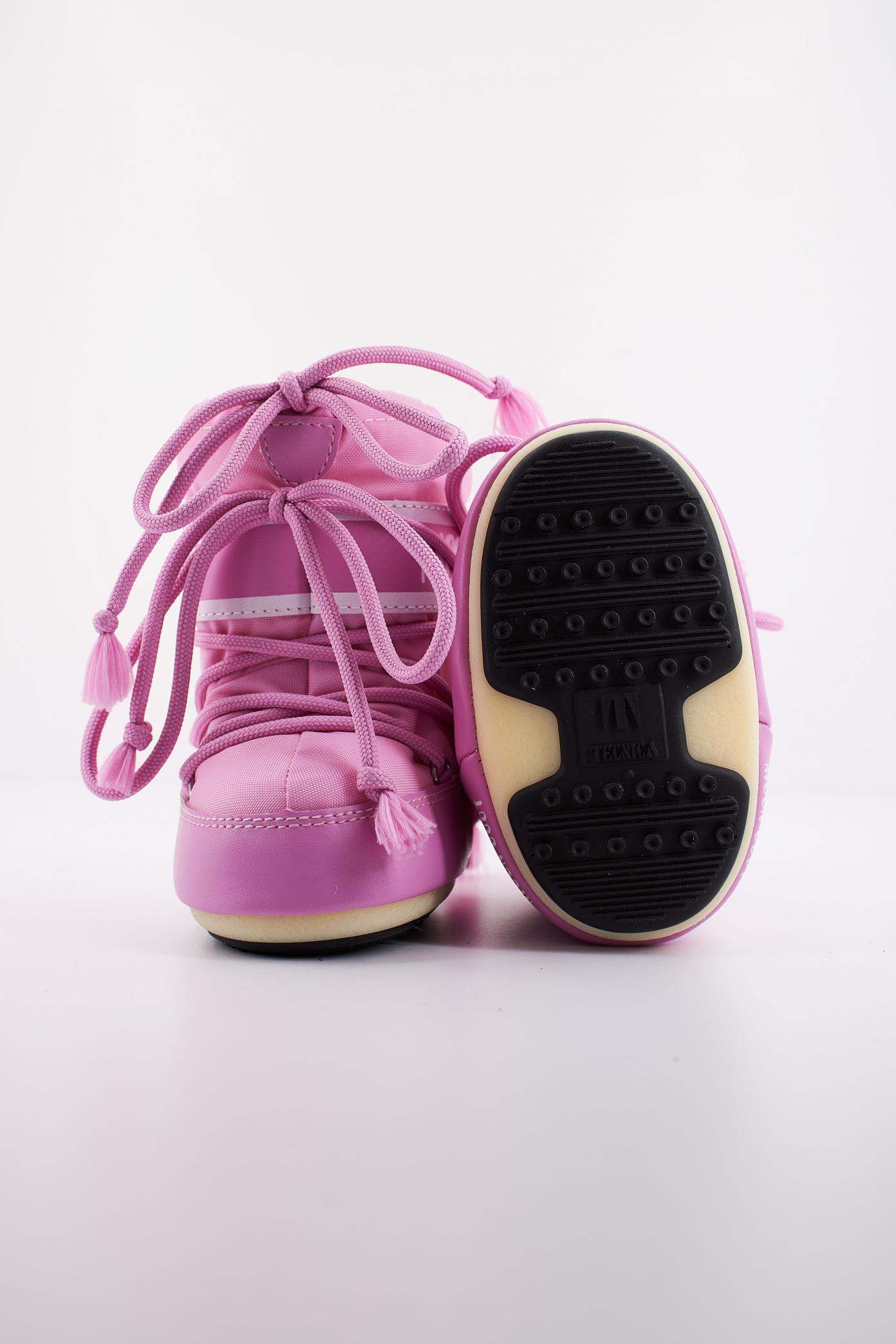 MOON BOOT MB ICON MINI NYLO en color ROSA (5)