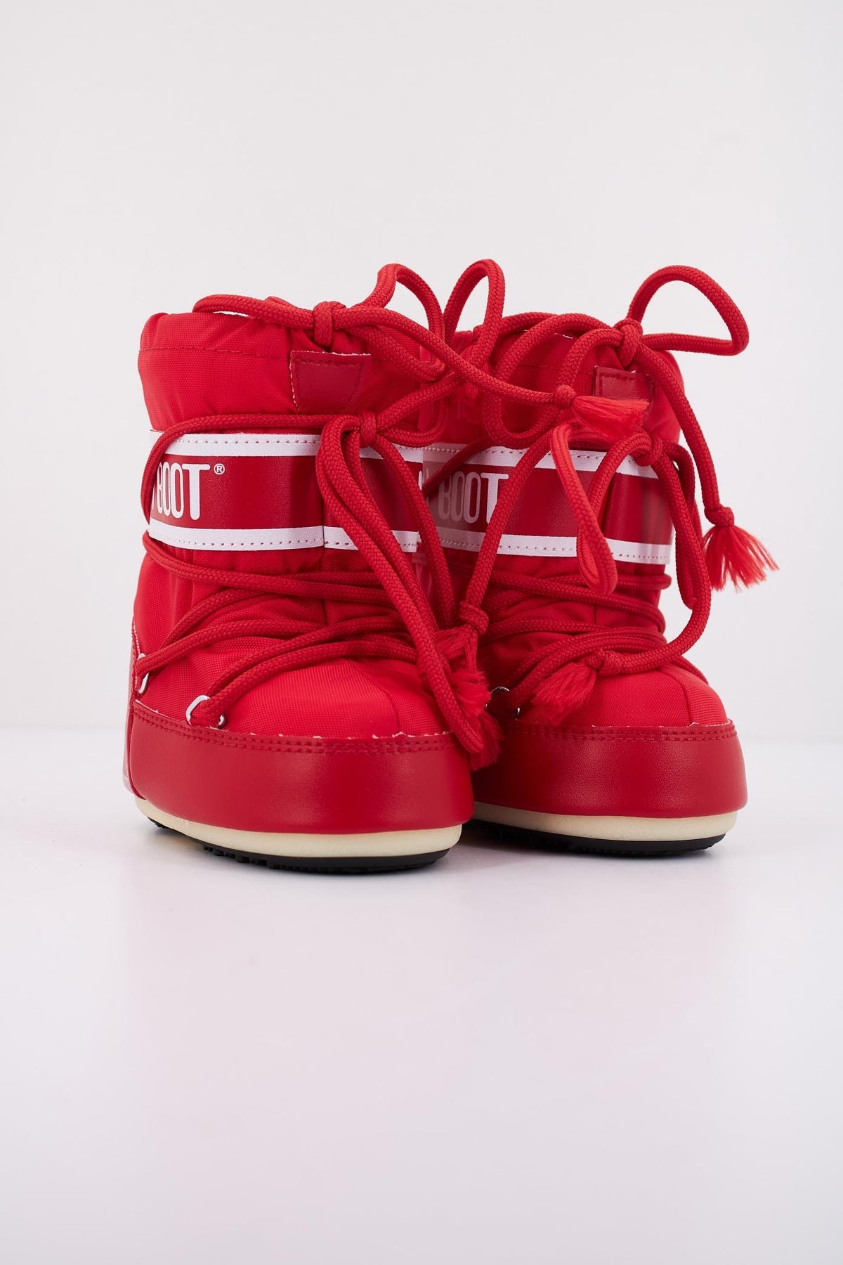 MOON BOOT ICON MINI NYLON en color ROJO (2)