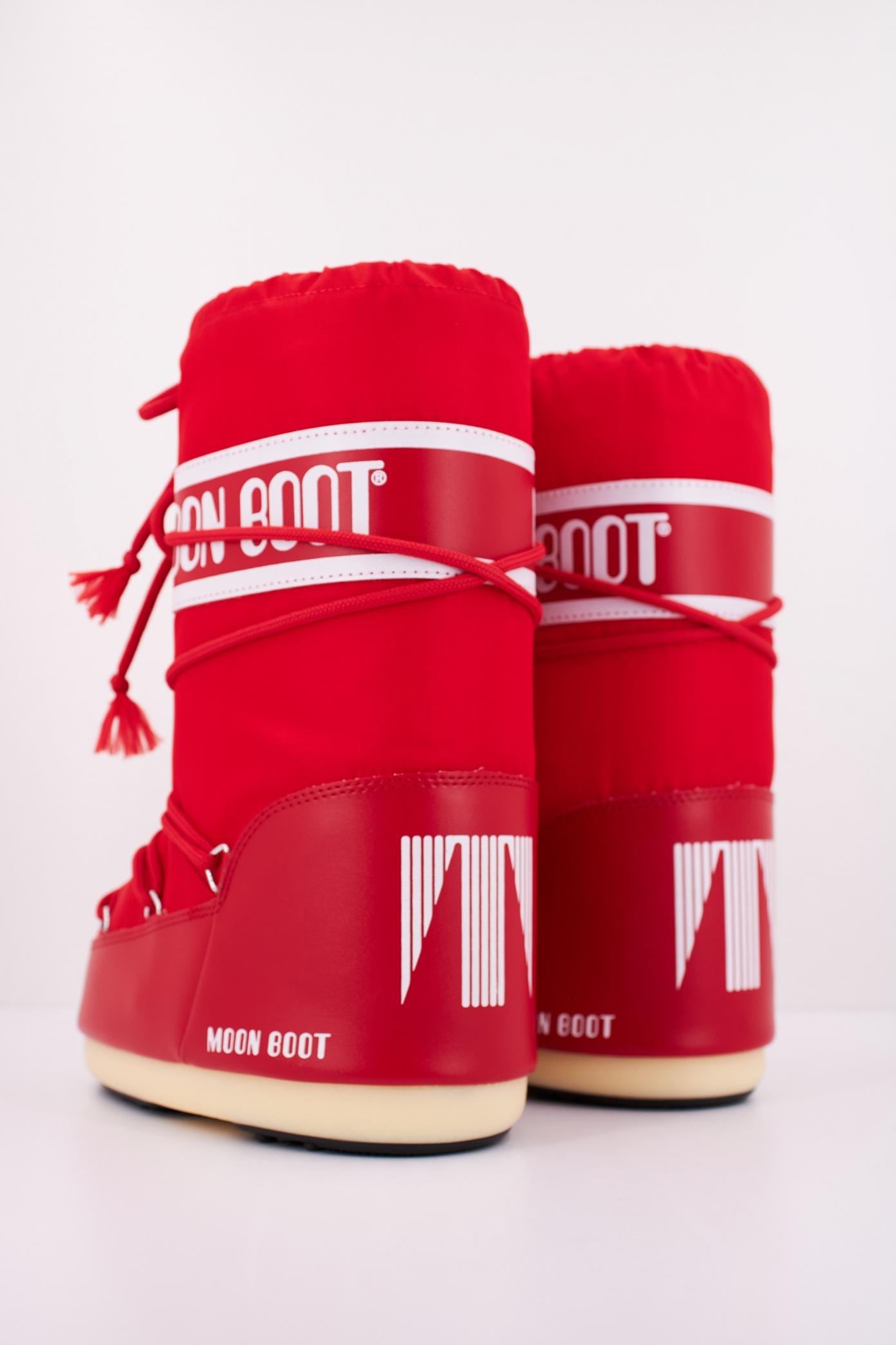 MOON BOOT MB ICON NYLON en color ROJO (4)