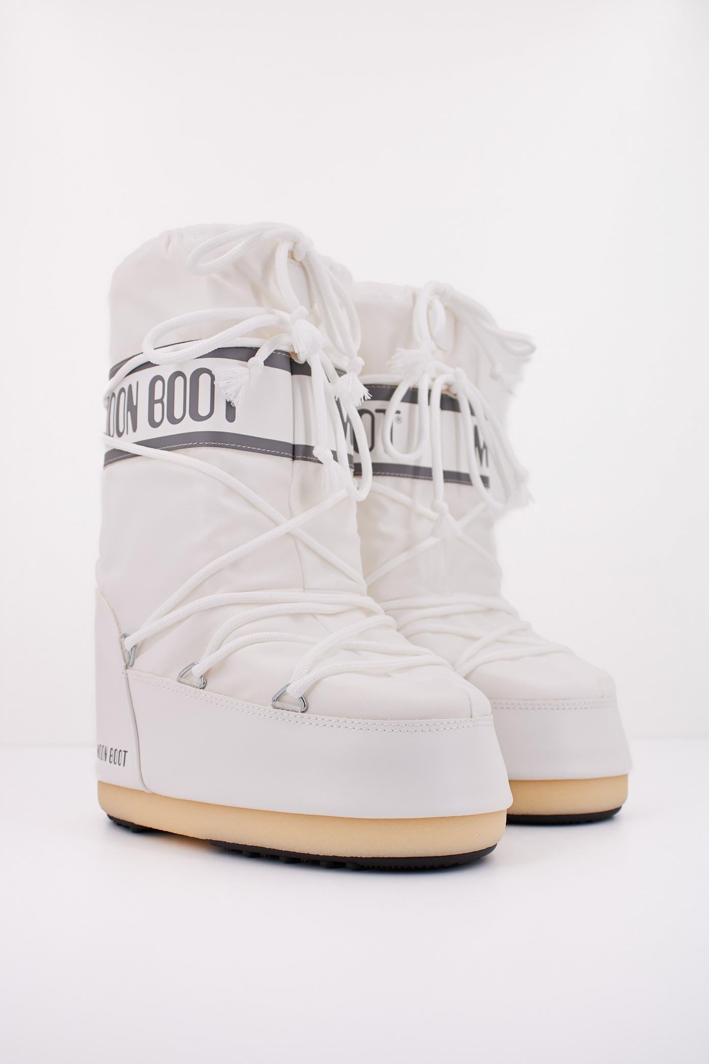 MOON BOOT MB ICON NYLON en color BLANCO (2)