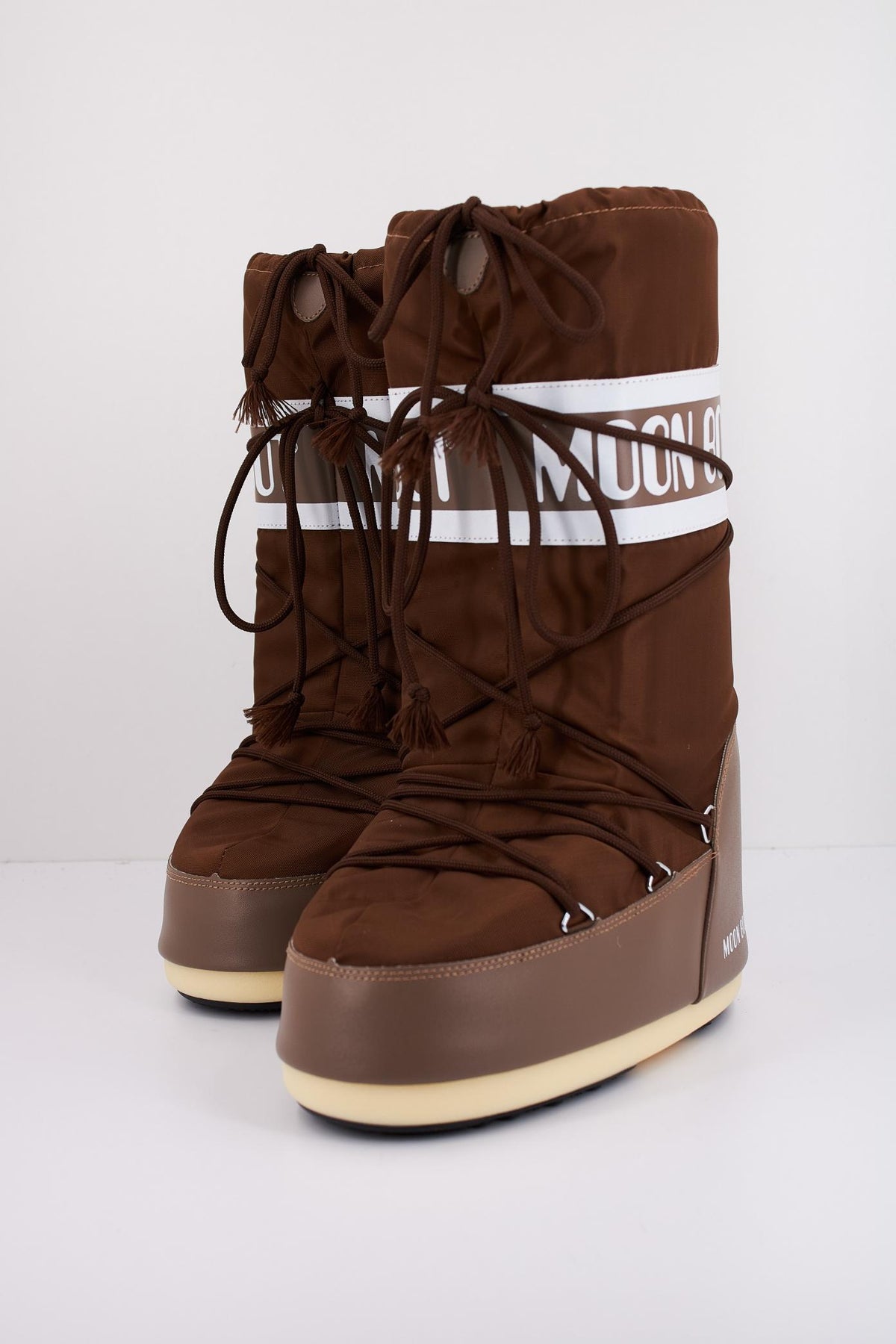 MOON BOOT ICON NYLON en color MARRON (2)
