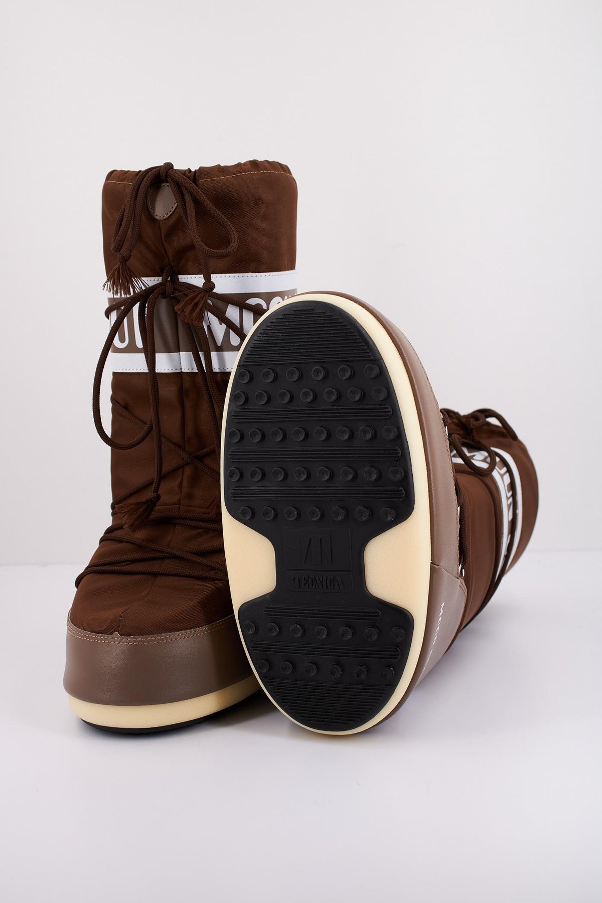 MOON BOOT ICON NYLON en color MARRON (5)