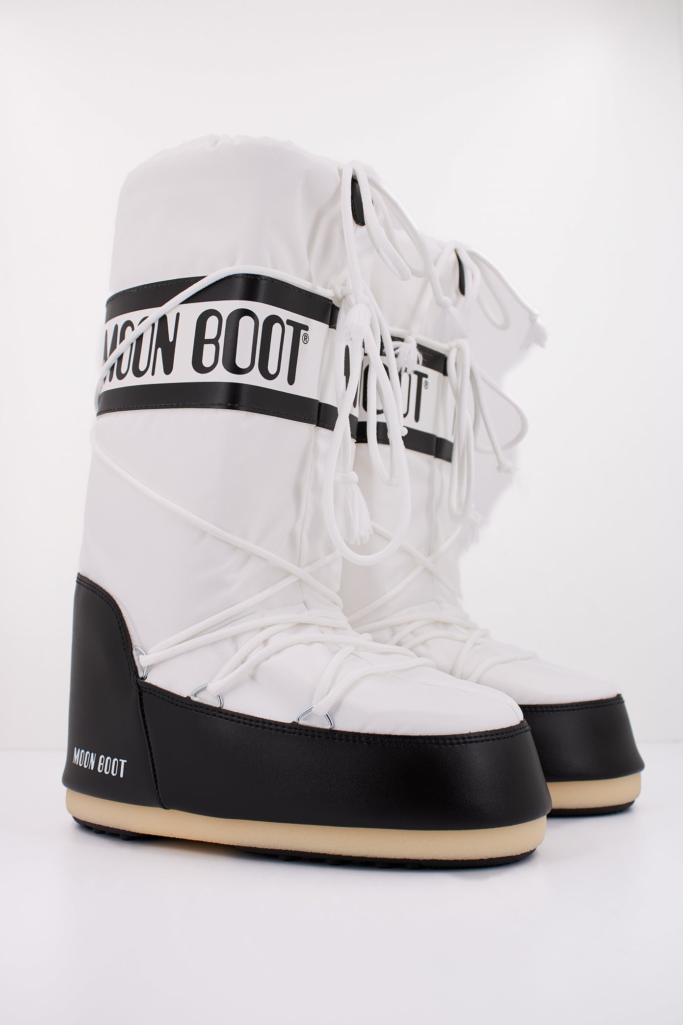 MOON BOOT MB ICON NYLON en color BLANCO (2)