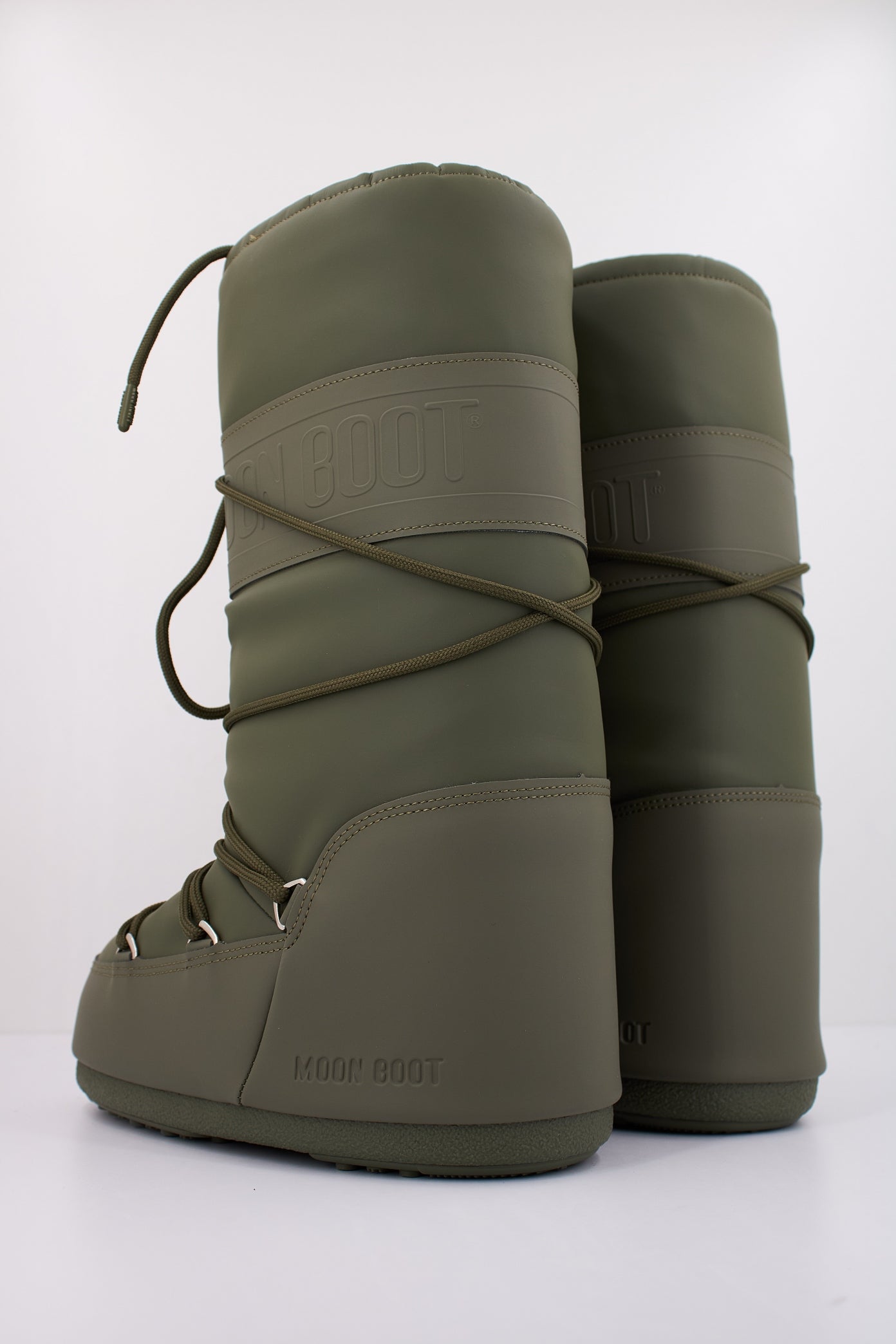 MOON BOOT MB ICON RUBBER en color VERDE (4)