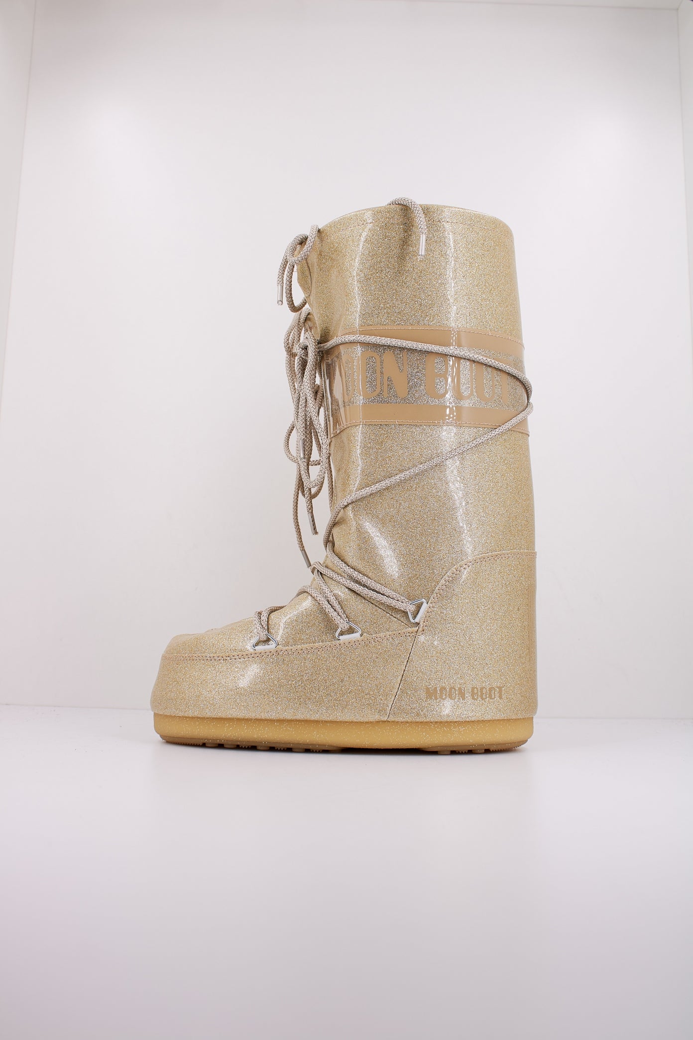 MOON BOOT MB ICON GLITTER en color ORO (1)