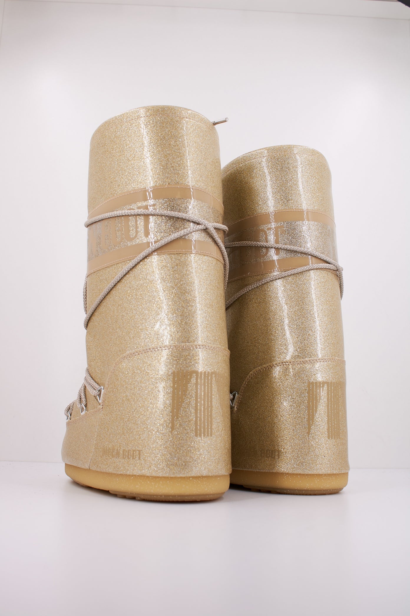MOON BOOT MB ICON GLITTER en color ORO (4)