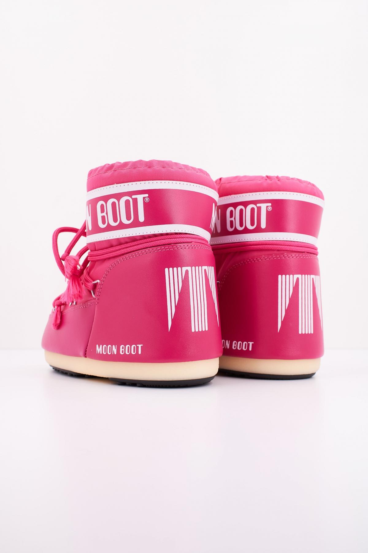 MOON BOOT ICON LOW NYLON K en color ROSA (4)