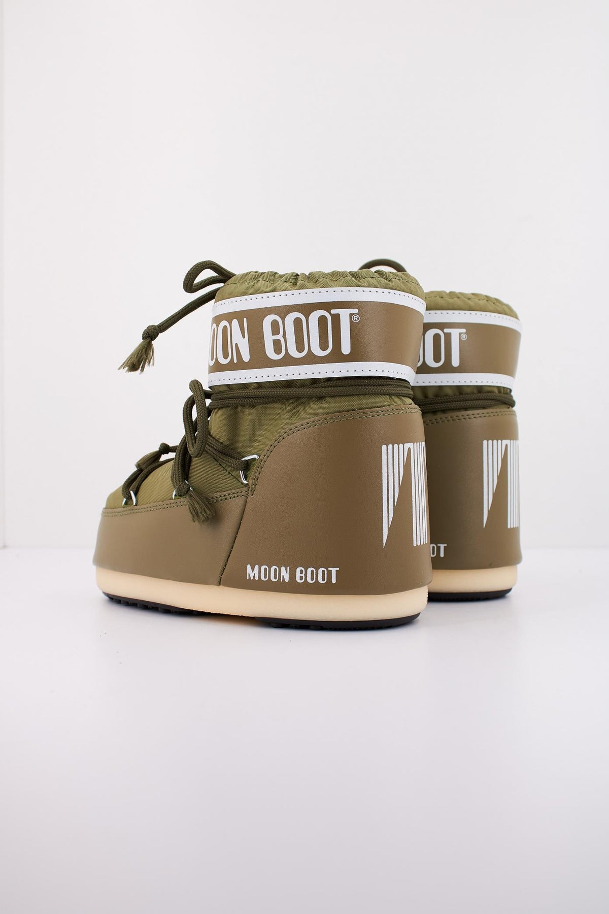 MOON BOOT ICON LOW NYLON K en color VERDE (4)