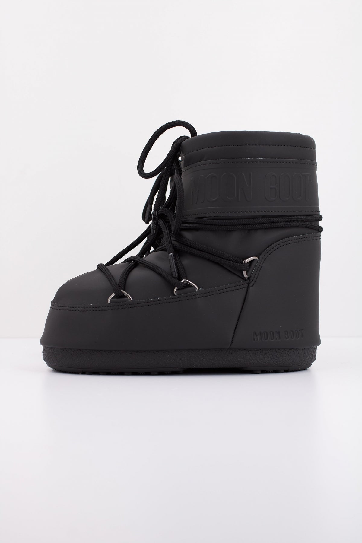 MOON BOOT  MB ICON LOW RUBB en color NEGRO  (1)