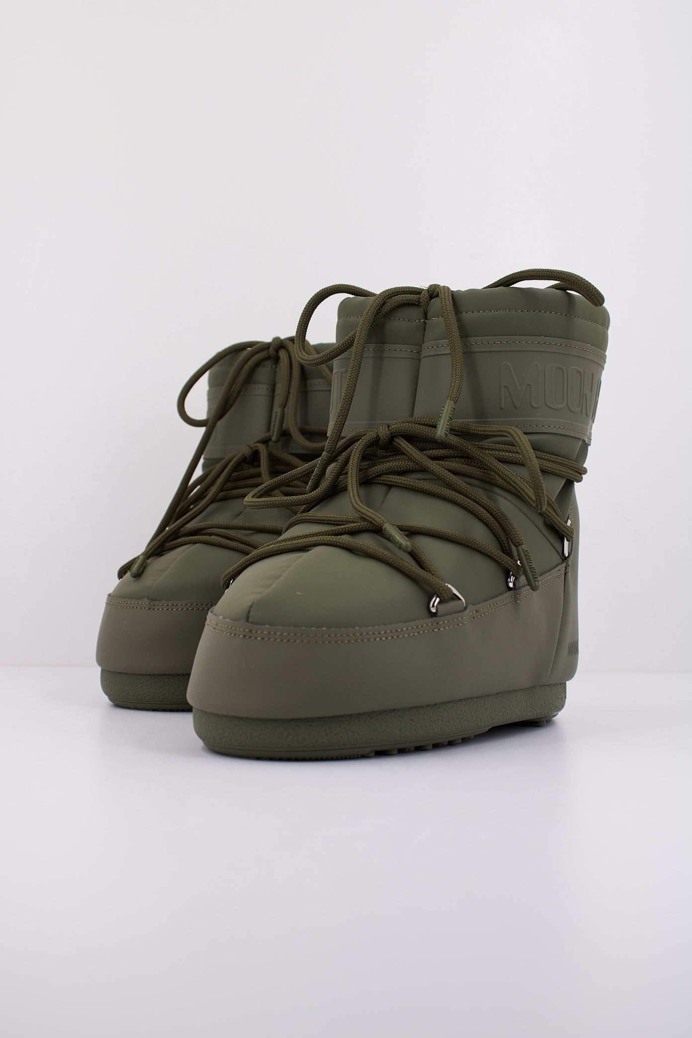 MOON BOOT MB ICON LOW RUBBE en color VERDE (2)