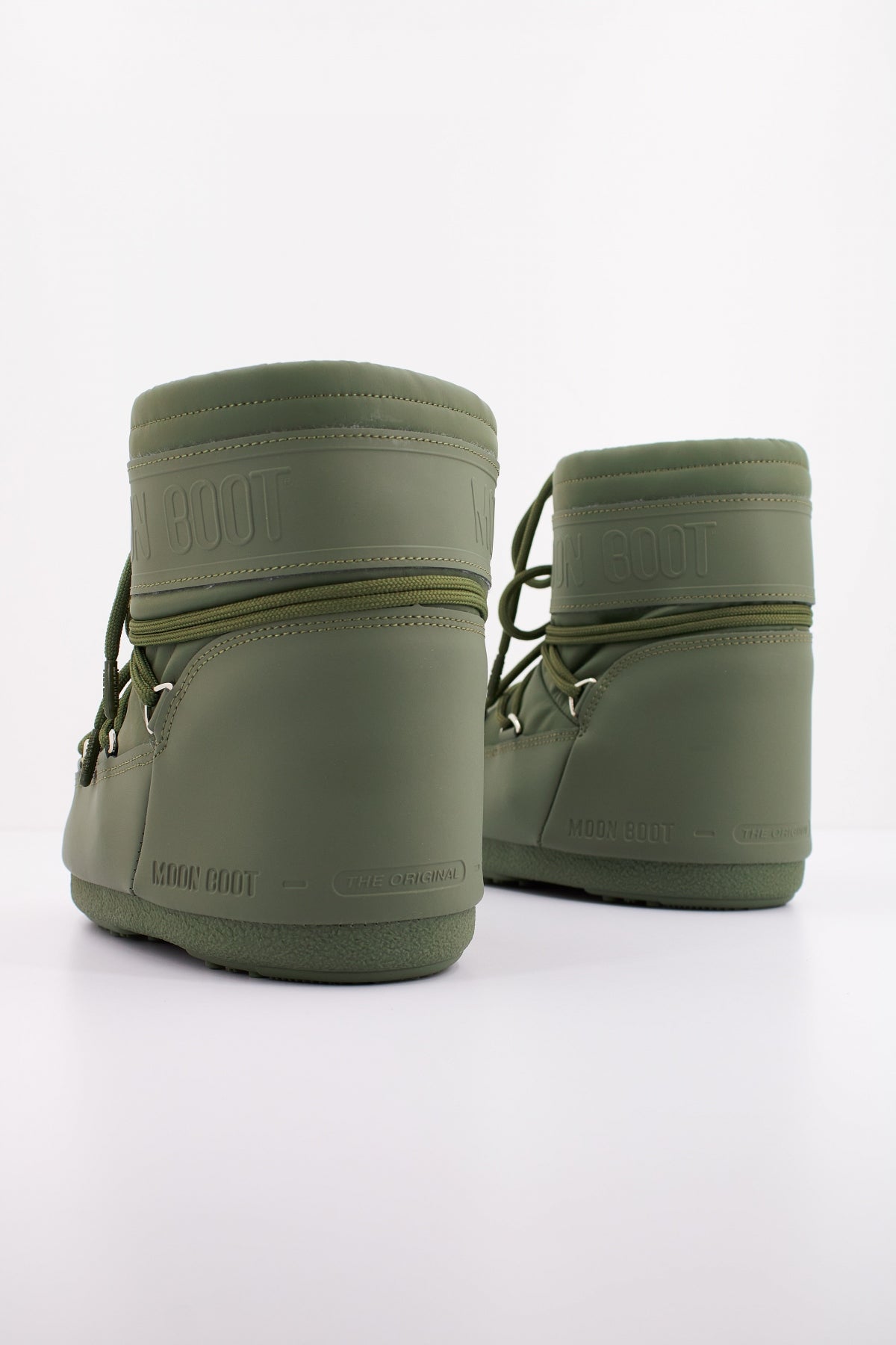 MOON BOOT MB ICON LOW RUBB en color VERDE  (4)