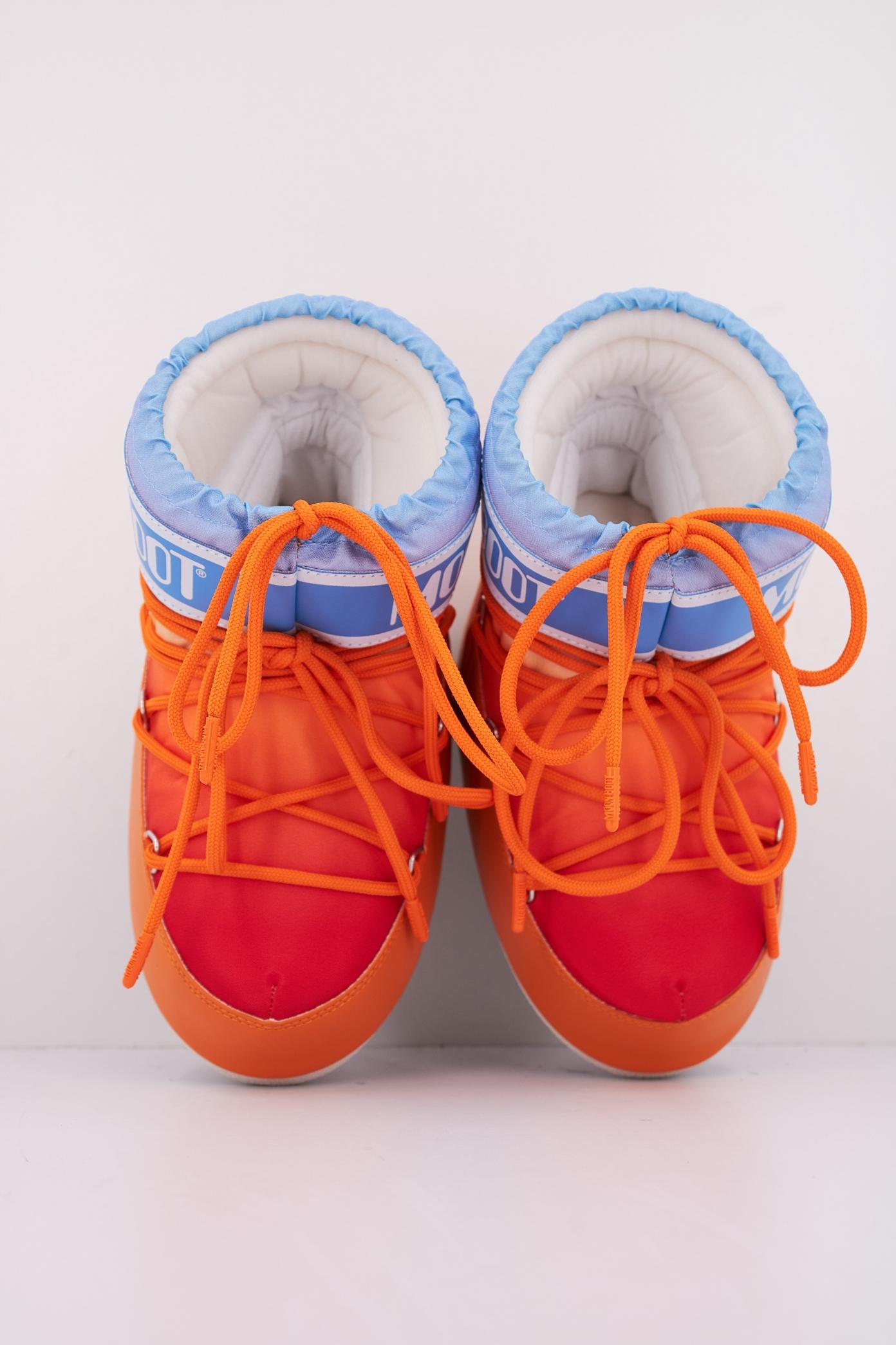 MOON BOOT MB ICON LOW SUNR en color NARANJA (3)